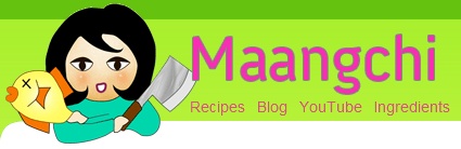 Maangchi's blog banner